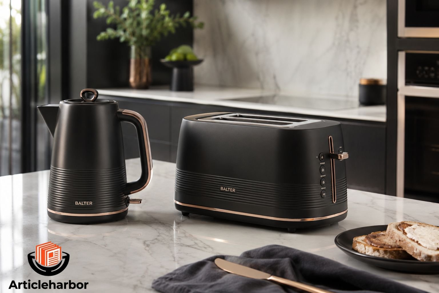 Black Kettle and Toaster: 10 Stylish Sets for Modern Kitchens